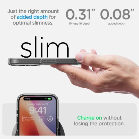 SPIGEN ULTRA HYBRID IPHONE 16 CRYSTAL CLEAR Spigen