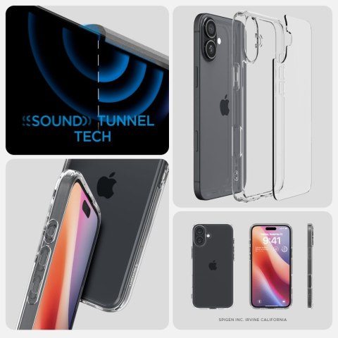 SPIGEN ULTRA HYBRID IPHONE 16 CRYSTAL CLEAR Spigen