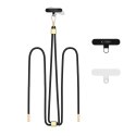TECH-PROTECT C2S ROPE CROSSBODY STRAP BLACK/GOLD Tech-Protect