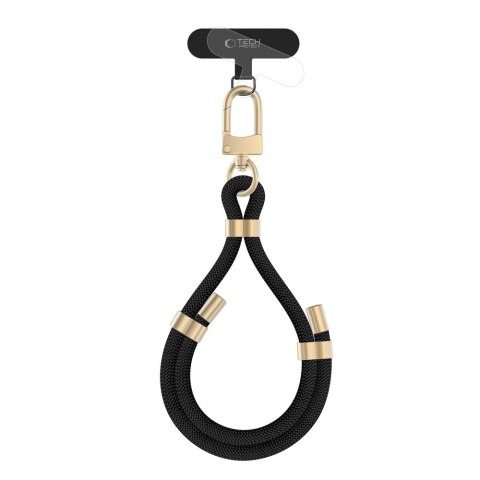 TECH-PROTECT C4S ROPE WRIST STRAP BLACK/GOLD Tech-Protect