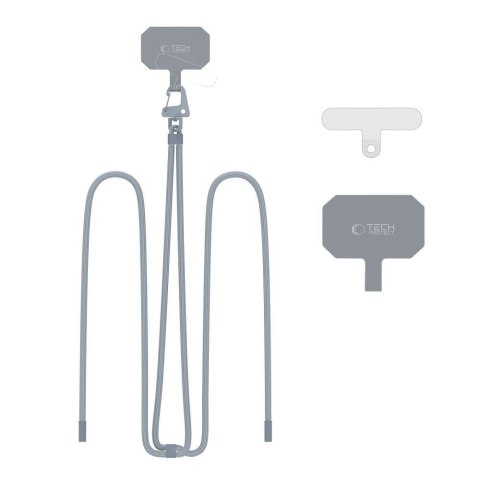 TECH-PROTECT C5S ROPE CROSSBODY STRAP STEEL GREY Tech-Protect
