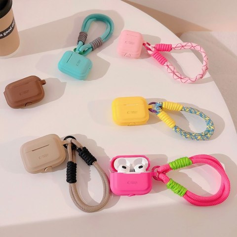 TECH-PROTECT SILICONE ROPE APPLE AIRPODS PRO 1 / 2 CAFFE LATTE Tech-Protect