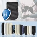 KLATKA FARADAYA TECH-PROTECT KLR100 POUCH KEYLESS RFID SIGNAL BLOCKER CASE CARBON BLACK Tech-Protect