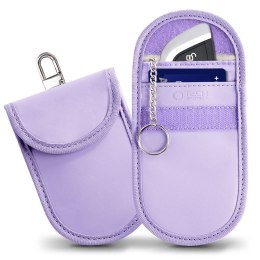 KLATKA FARADAYA TECH-PROTECT KLR100 POUCH KEYLESS RFID SIGNAL BLOCKER CASE LAVENDER Tech-Protect
