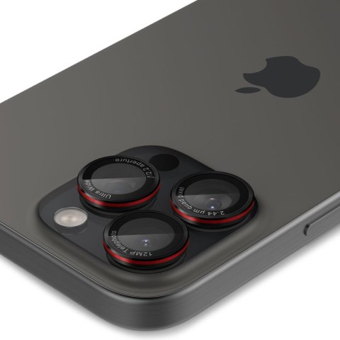 OSŁONA APARATU SPIGEN OPTIK PRO L-SERIES GLAS.TR "EZ FIT" CAMERA PROTECTOR 2-PACK IPHONE 14 PRO / MAX / 15 PRO / MAX / 16 PRO /  Spigen