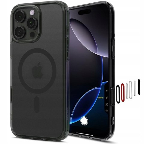 SPIGEN ULTRA HYBRID 'T' MAG MAGSAFE IPHONE 16 PRO MAX FROST BLACK Spigen