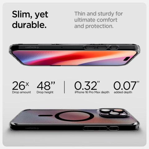 SPIGEN ULTRA HYBRID 'T' MAG MAGSAFE IPHONE 16 PRO MAX FROST BLACK Spigen