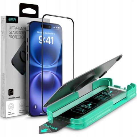 SZKŁO HARTOWANE ESR ARMORITE IPHONE 16 PRO BLACK ESR