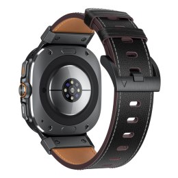 TECH-PROTECT DELTA PRO SAMSUNG GALAXY WATCH ULTRA 2024 / 2025 (47 MM) LEATHER BLACK Tech-Protect