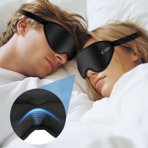 TECH-PROTECT EYESHADE SLEEP MASK MATTE BLACK Tech-Protect