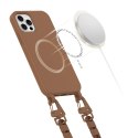 TECH-PROTECT MAGNECKLACE MAGSAFE IPHONE 12 / 12 PRO CHOCOLATE BROWN Tech-Protect
