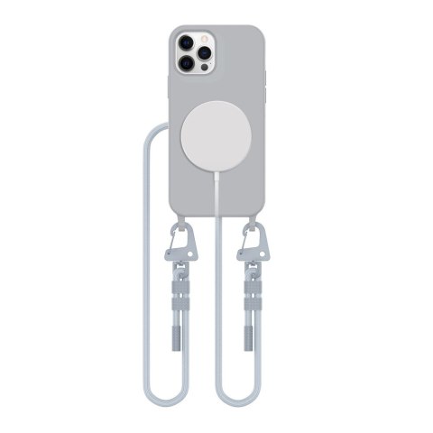 TECH-PROTECT MAGNECKLACE MAGSAFE IPHONE 12 / 12 PRO CRAYON GREY Tech-Protect