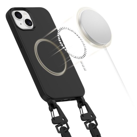 TECH-PROTECT MAGNECKLACE MAGSAFE IPHONE 15 BLACK Tech-Protect