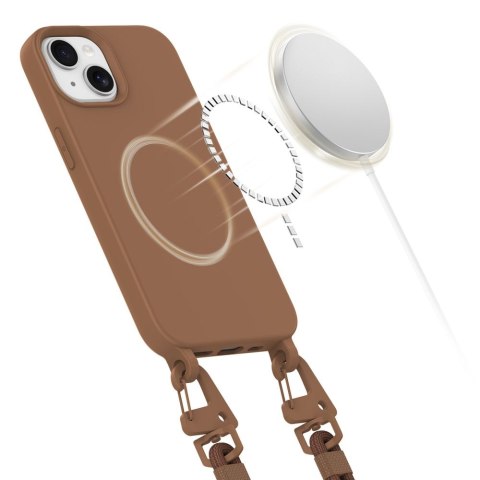 TECH-PROTECT MAGNECKLACE MAGSAFE IPHONE 15 CHOCOLATE BROWN Tech-Protect