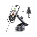 TECH-PROTECT MM15W-V6 MAGNETIC MAGSAFE DASHBOARD & VENT CAR MOUNT WIRELESS CHARGER 15W BLACK/INTERIOR Tech-Protect