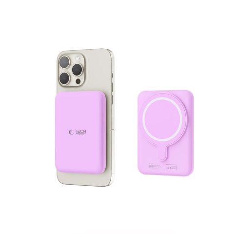 TECH-PROTECT PB10 LIFEMAG MAGSAFE POWER BANK 5000MAH LILAC Tech-Protect