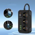 TECH-PROTECT PC3X6 POWER STRIP 3 USB & 3 TYPE-C & 3 SOCKET 200CM BLACK Tech-Protect
