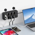 TECH-PROTECT PC6X6 POWER STRIP 3 USB & 3 TYPE-C & 6 SOCKET 200CM BLACK Tech-Protect