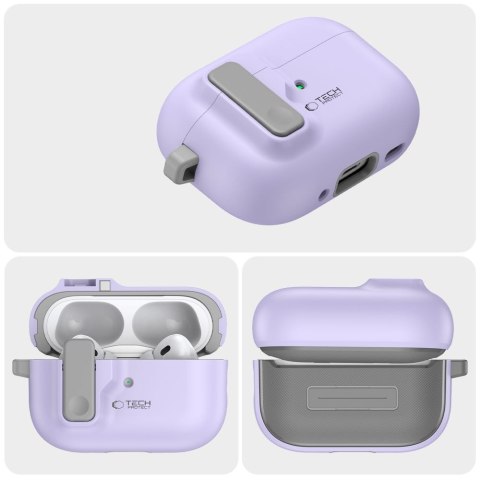 TECH-PROTECT SLIM HOOK APPLE AIRPODS PRO 1 / 2 LAVENDER Tech-Protect