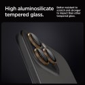 OSŁONA APARATU SPIGEN OPTIK PRO GLAS.TR "EZ FIT" CAMERA PROTECTOR 2-PACK IPHONE 16 PRO / MAX / 17 PRO / MAX DESERT TITANIUM Spigen