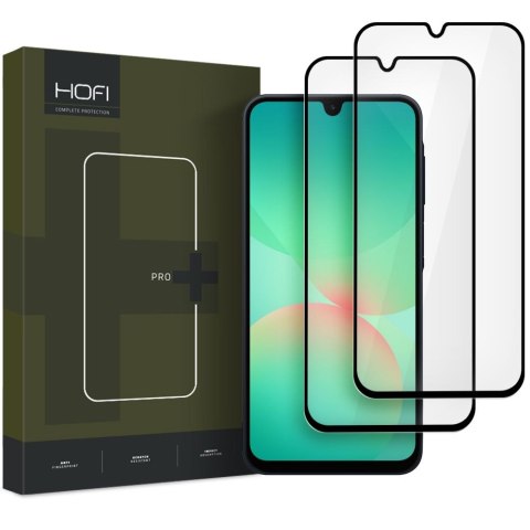 SZKŁO HARTOWANE HOFI GLASS PRO+ 2-PACK GALAXY A16 4G / 5G / A26 5G / A17 4G / 5G BLACK Hofi