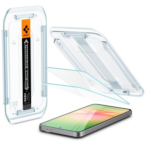 SZKŁO HARTOWANE SPIGEN GLAS.TR "EZ FIT" 2-PACK GALAXY A56 5G / S24 FE CLEAR Spigen