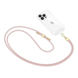 TECH-PROTECT C2S ROPE CROSSBODY STRAP BABY PINK/GOLD Tech-Protect