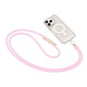 TECH-PROTECT C7S ROPE CROSSBODY STRAP BABY PINK/GOLD Tech-Protect