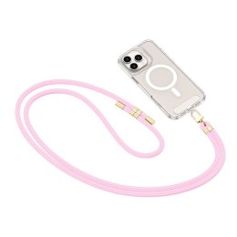 TECH-PROTECT C7S ROPE CROSSBODY STRAP BABY PINK/GOLD Tech-Protect