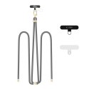 TECH-PROTECT C7S ROPE CROSSBODY STRAP CRAYON GREY/GOLD Tech-Protect