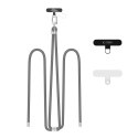 TECH-PROTECT C7S ROPE CROSSBODY STRAP CRAYON GREY/SILVER Tech-Protect