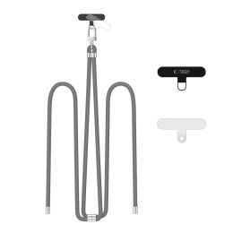 TECH-PROTECT C7S ROPE CROSSBODY STRAP CRAYON GREY/SILVER Tech-Protect