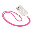 TECH-PROTECT C7S ROPE CROSSBODY STRAP HOT PINK/GOLD Tech-Protect