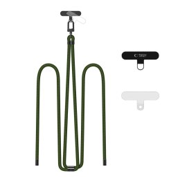 TECH-PROTECT C7S ROPE CROSSBODY STRAP HUNTER GREEN/BLACK Tech-Protect