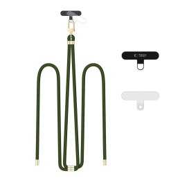 TECH-PROTECT C7S ROPE CROSSBODY STRAP HUNTER GREEN/GOLD Tech-Protect