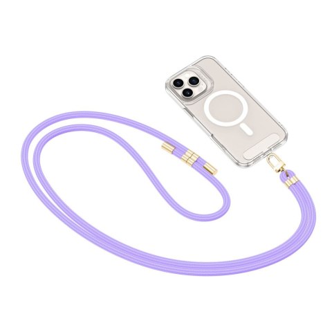 TECH-PROTECT C7S ROPE CROSSBODY STRAP LAVENDER/GOLD Tech-Protect