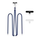 TECH-PROTECT C7S ROPE CROSSBODY STRAP NAVY BLUE/SILVER Tech-Protect
