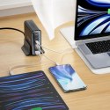 TECH-PROTECT DC80W-GAN 6-PORT DESKTOP CHARGER PD 80W / QC3.0 BLACK Tech-Protect