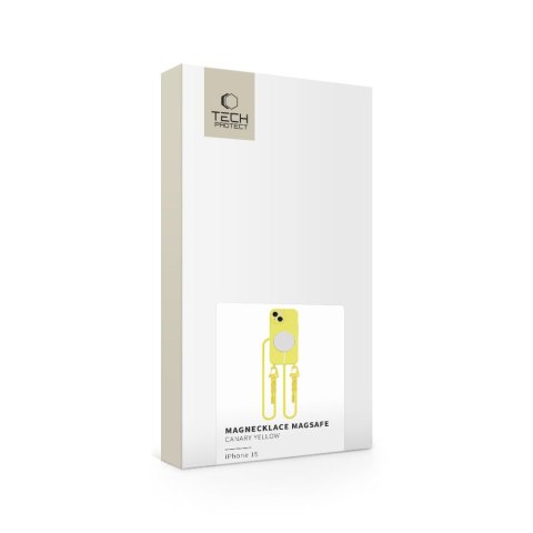 TECH-PROTECT MAGNECKLACE MAGSAFE IPHONE 15 CANARY YELLOW Tech-Protect
