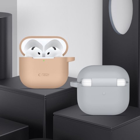 TECH-PROTECT SILICONE HOOK APPLE AIRPODS 4 OLIVE GREEN Tech-Protect