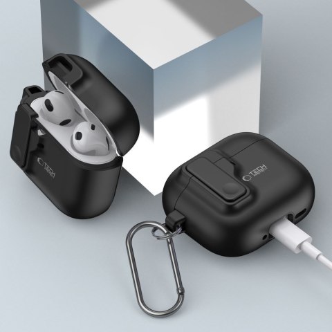 TECH-PROTECT SLIM HOOK APPLE AIRPODS 4 BLACK Tech-Protect