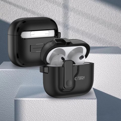 TECH-PROTECT SLIM HOOK APPLE AIRPODS 4 BLACK Tech-Protect