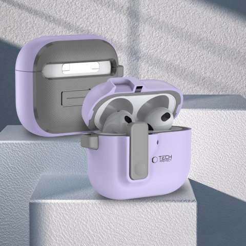 TECH-PROTECT SLIM HOOK APPLE AIRPODS 4 LAVENDER Tech-Protect