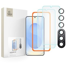 SZKŁO HARTOWANE TECH-PROTECT SUPREME SET 3-PACK GALAXY S25+ PLUS CLEAR Tech-Protect