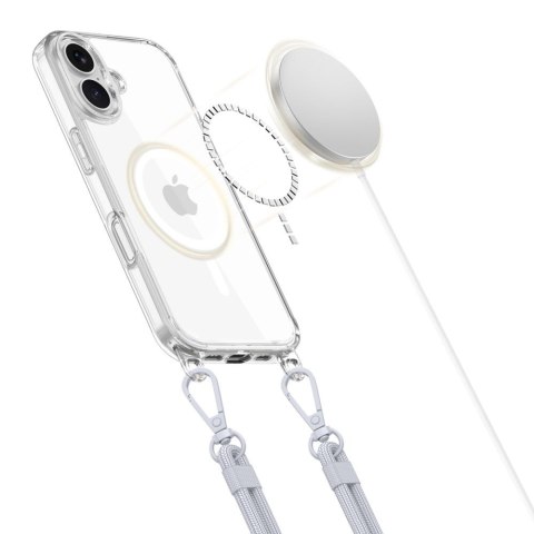 TECH-PROTECT FLEXAIR CHAIN MAGSAFE IPHONE 16 GREY & PINK Tech-Protect