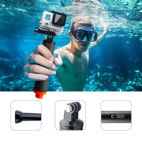 TECH-PROTECT GA100 FLOATING HAND GRIP GOPRO / DJI BLACK Tech-Protect
