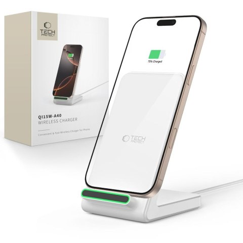 TECH-PROTECT QI15W-A40 WIRELESS CHARGER WHITE Tech-Protect