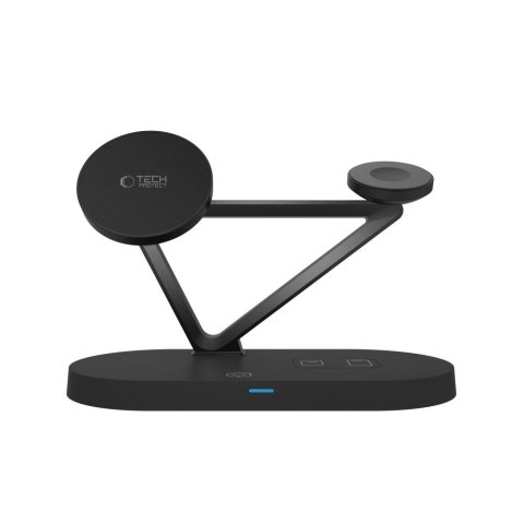 TECH-PROTECT QI15W-A41 3IN1 MAGNETIC MAGSAFE WIRELESS CHARGER BLACK Tech-Protect