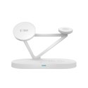 TECH-PROTECT QI15W-A41 3IN1 MAGNETIC MAGSAFE WIRELESS CHARGER WHITE Tech-Protect