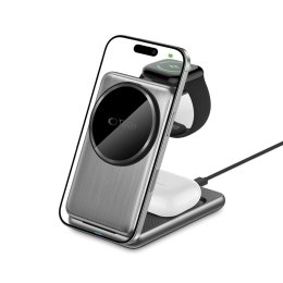 TECH-PROTECT QI15W-A42 3IN1 MAGNETIC MAGSAFE WIRELESS CHARGER SPACE GREY Tech-Protect
